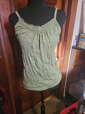 So Wear It Declare It Olive Green Spaghetti Strap Camisole